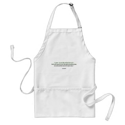 Ayn Rand Quote Aprons by PreciousDesigns