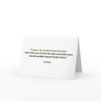 Ayn Rand Quote Card