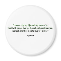 Ayn Rand Quote Magnets