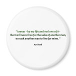 Ayn Rand Quote Refrigerator Magnet