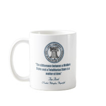 Ayn Rand Quote on Welfare Mug