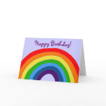 AZ- Rainbow Birthday Card