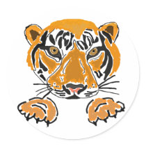 AZ- Tigers an Paws Stickers