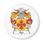 Aza Family Crest Refrigerator Magnets
