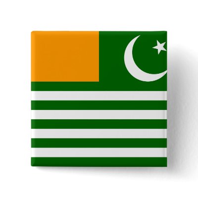 Azad Kashmir, Pakistan Pinback Button by FlagLibrary