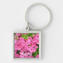 Azalea Bush Key Chain