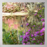 Azalea Flowers by Duck Pond Poster