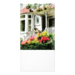 Azaleas by Porch With Wicker Chair Photo Card