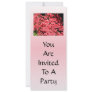 Azaleas. Pretty Pink Flowers. Custom Invitations