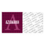 Azawakh Breed Monogram Photo Card Template