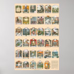 Azbuka (Alphabet) by Alexander Benois Poster