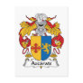 Azcarate Family Crest Post Cards