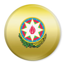 Azerbaijan Coat of Arms Fridge Magnets