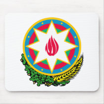 Azerbaijan Coat of Arms Mouse Pads