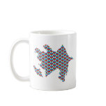 Azerbaijan Flag-hearts Map Customisable Mug