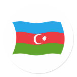 Azerbaijan Flag Sticker