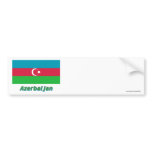 Azerbaijan Flag with Name