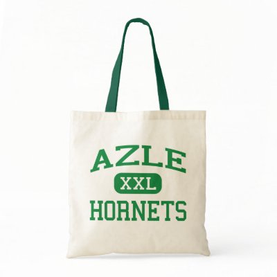 Azle - Hornets - Azle High School - Azle Texas Canvas Bags by customteamsportswear