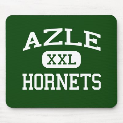 Azle - Hornets - Azle High School - Azle Texas Mousepad by customteamsportswear