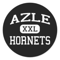 Azle - Hornets - Junior High School - Azle Texas Round Sticker