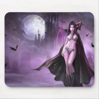 Azmodeus Vampire Queen, Mouse Pad by Ripper2009
