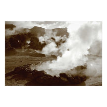 Azores (Furnas) hot springs Photo Print