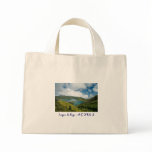 Azores lake landscape tote bags