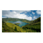 Azores lake landscape business card