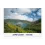 Azores lake landscape