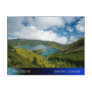 Azores lake landscape postcards
