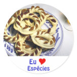 Azores pastry - Espécies Round Stickers