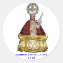Azores- Senhor Santo Cristo Round Sticker