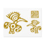 Aztec Ancient Birds! Ancient Cultures Designs! Post Card