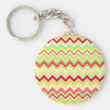 Aztec Andes Tribal Mountains Chevron Zig Zags Key Chains