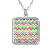 Aztec Andes Tribal Mountains Chevron Zig Zags Necklaces