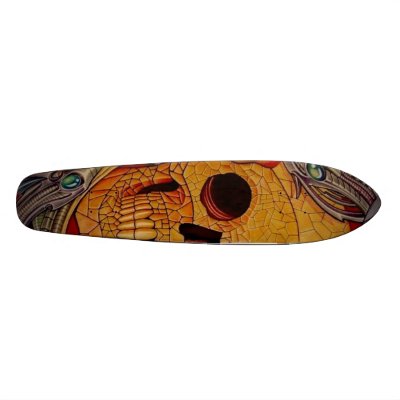 aztec bio skateboard deck by ritonman