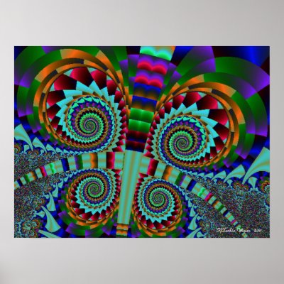 Aztec Butterfly Posters by kwieserA