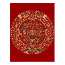 Aztec Calendar 2012 Postcard
