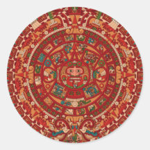 Aztec Calendar 2012 Stickers