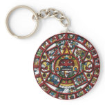 Aztec Calendar Key Chain
