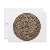 Aztec Calender Custom Invitation