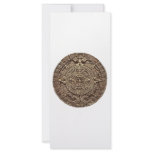 Aztec Calender Rack Card Design