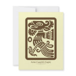Aztec Cuauhtli - Eagle (Brown) Invitation