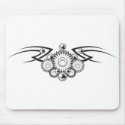 Aztec Flower Tattoo Design mousepads