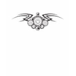 Aztec Flower Tattoo Design t-shirts