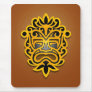 Aztec Mask Design (yellow) Mousepads