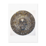 Aztec/Mayan Skull Warrior Calendar Post Cards