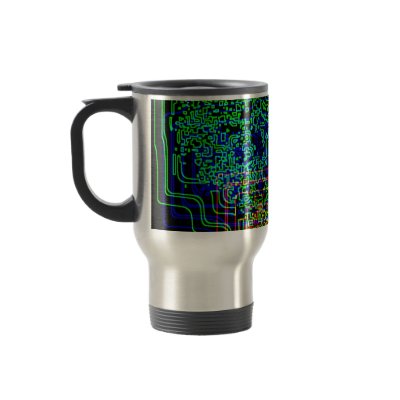 Aztec Microchip Mug by Derico