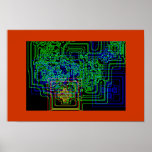 Aztec Microchip Posters