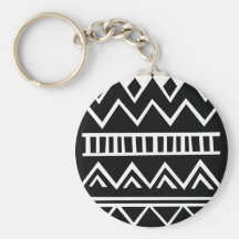 Aztec pattern keychains